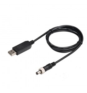 USB dc boosting cable 5v to 12v step up cable usb to dc boost converter cable